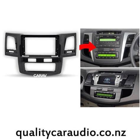 CARAV 22 1083 9 Stereo Fascia Kit For Toyota Hilux From 2008 To 2015