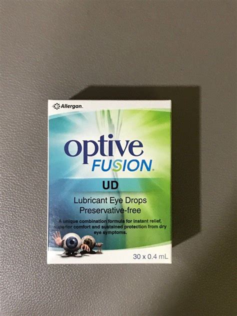 Optive Fusion Lubricant Eye Drops Beauty Personal Care Vision Care