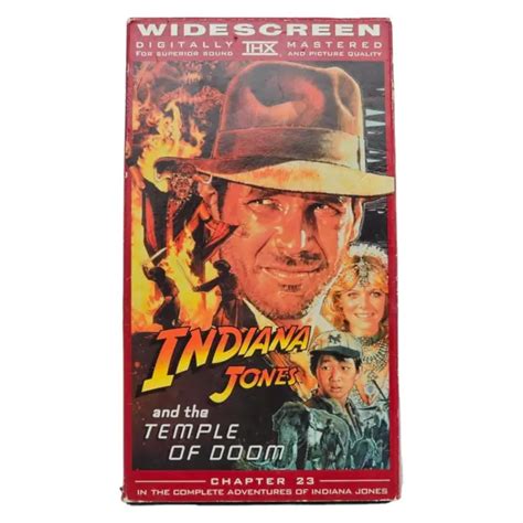 INDIANA JONES AND The Temple Of Doom VHS Widescreen THX Remastered 5