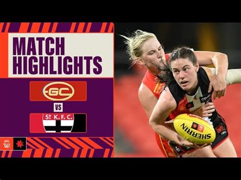 Gold Coast Suns V St Kilda Highlights Week One 2024 AFLW YouTube