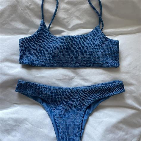Blue Bikini Set Depop