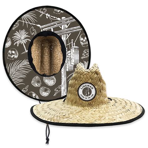 Custom Straw Hats Tiki Island Wear