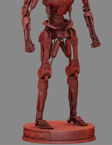 T-800 Terminator 3D Print Model by SKYNET-2029