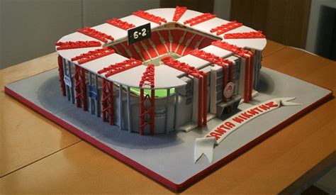 Football Stadium Decorated Cake By Cakesdecor