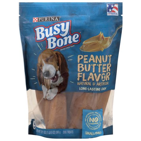 Save on Purina Busy Bone Dog Treats Peanut Butter Flavor Small/Med - 6 ...