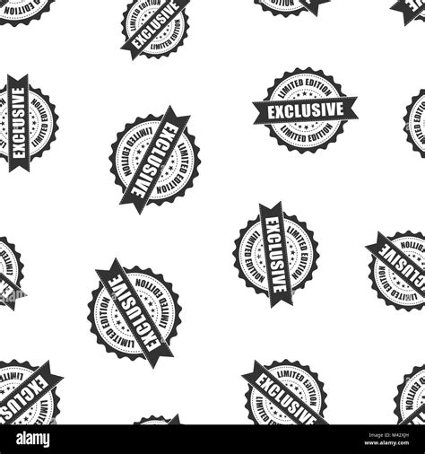 Exclusive Rubber Stamp Seamless Pattern Background Business Concept