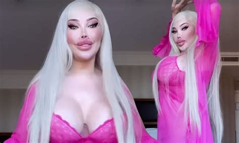 Jessica Alves Puts On A Very Busty Display In Sheer Pink Lingerie Daily Mail Online