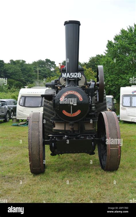 A 1918 Fowler Steam Powered 10 Nhp K7 Ploughing Engine Parked Up On