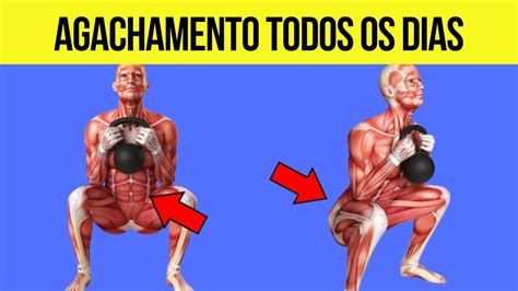 Faça agachamentos todos os dias e veja o que acontece seu corpo