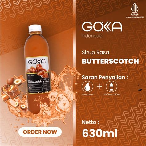 Jual 630ml Sirup Butterscotch Syrup Minuman Sirup Rasa Butterscotch