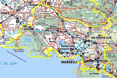 Carte Routi Re Des Bouches Du Rh Ne