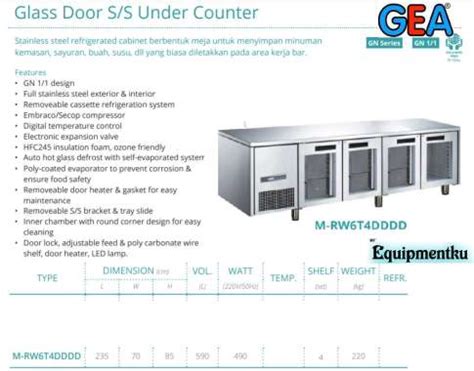 Jual Gea Under Counter Original Murah Diskon April Blibli