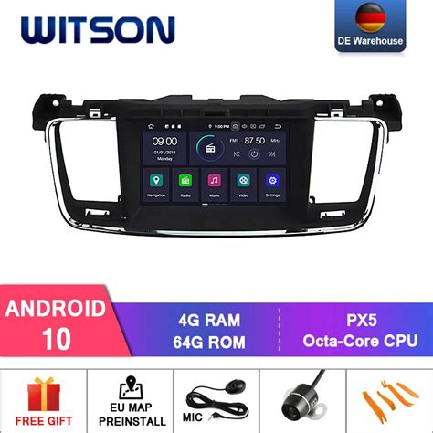 Witson Android Autoradio Gps Per Peugeot Jbl Lettore