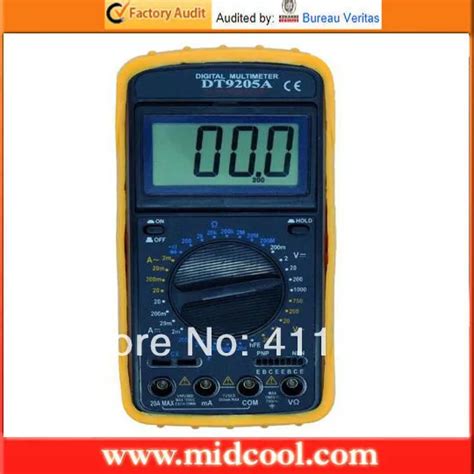 Купить цифровой мультиметр dt9205a из в интернет-магазине с бесплатной ...