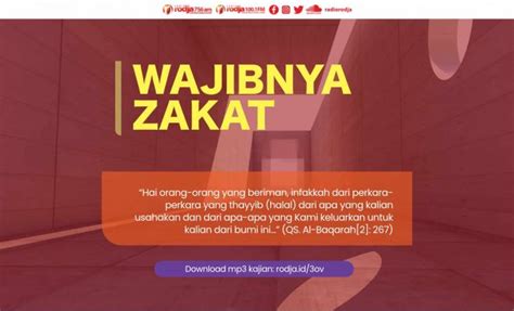 Wajibnya Zakat Tafsir Surah Al Baqarah Radio Rodja Am