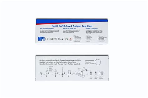 MP Biomedicals Rapid SARS CoV 2 Antigen Test 1 Test Diagnostische Tests