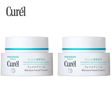 Curel Интенсивный увлажняющий крем для лица 40 г, упаковка из 2, Лосьон ...