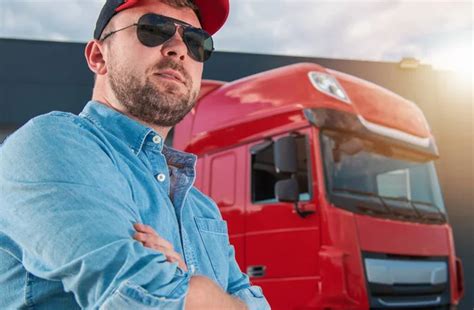 Proud Semi Truck Driver Stock Photo By ©welcomia 187115892