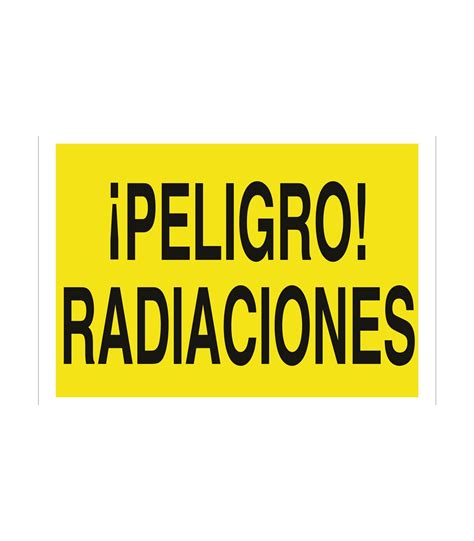 Señal De Advertencia ¡peligro De Radiaciones Cofan Comprar Online