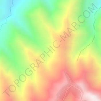 Mewat topographic map, elevation, terrain