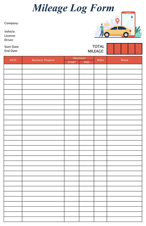 10 Best Free Printable Trip Sheets Artofit