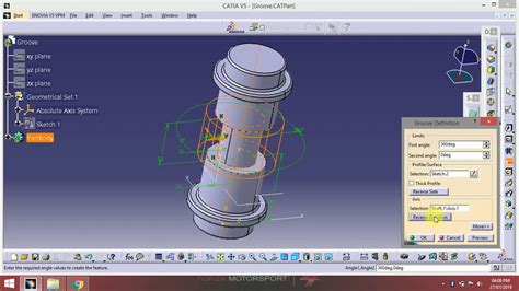 Groove Command In CATIA YouTube