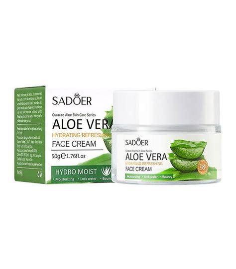 Crema Facial Hidratante De Aloe Vera Sadoer