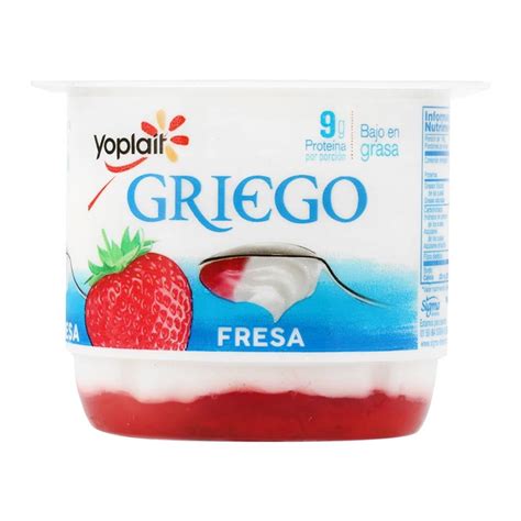 Yoghurt Yoplait Griego Fresa Bajo En Grasa 145 G Walmart