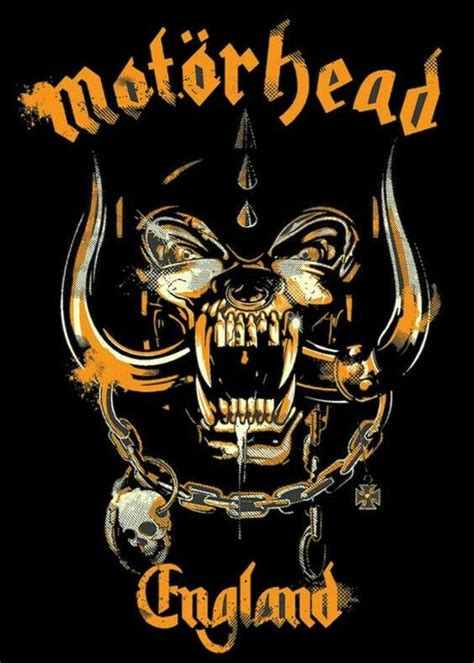 Motorhead Lemmy England Fridge Magnet 25 X 35 Heavy Metal Art