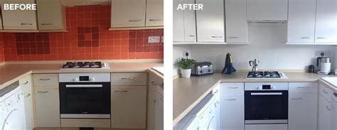 Tile Paint Before And After Kitchen