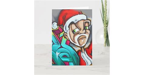 A Graffiti Christmas Card By Dmt Zazzle