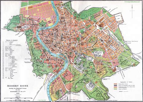 Detailed Map Of Ancient Rome