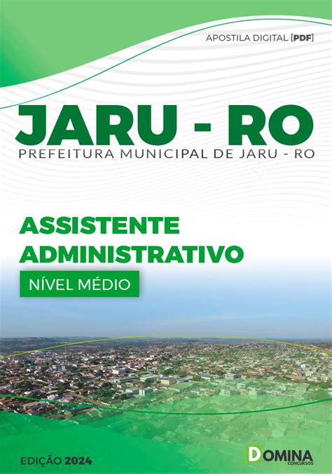 Apostila Pref Jaru Ro Assistente Administrativo