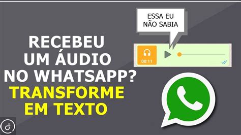 Como Transformar Áudio do WhatsApp em Texto YouTube