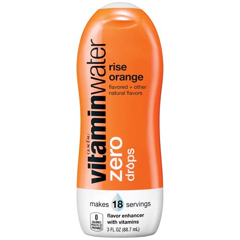 Glaceau Vitaminwater Rise Orange Zero Drops Flavor Enhancer Shop