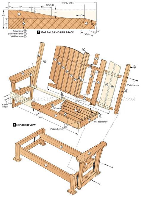 Glider Chair Woodworking Plans