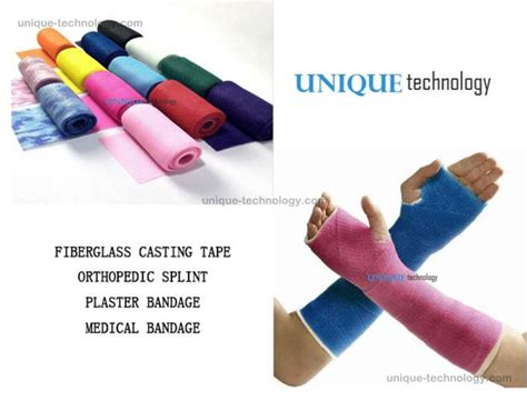 Water Activated Fiberglass Casting Tape Medical Cast Bandage Colorful