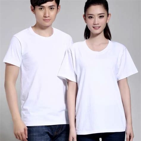 Plain Round Neck White Cotton T Shirt Unisex With Sizes Lazada Ph