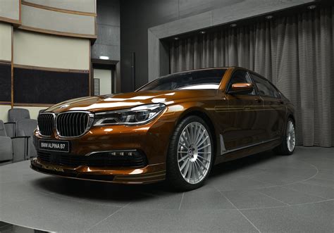 Chestnut Bronze Alpina B7 Bi-Turbo Has Matching Brown Interior ...