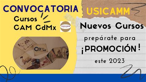 Cursos CAM válidos para USICAMM para docentes de Básica escuelas