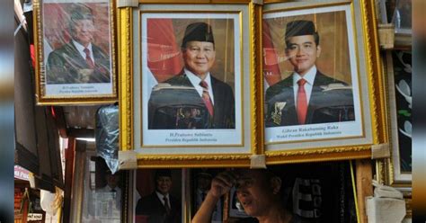 FOTO Penampakan Bingkai Foto Presiden Dan Wapres Bergambar Prabowo