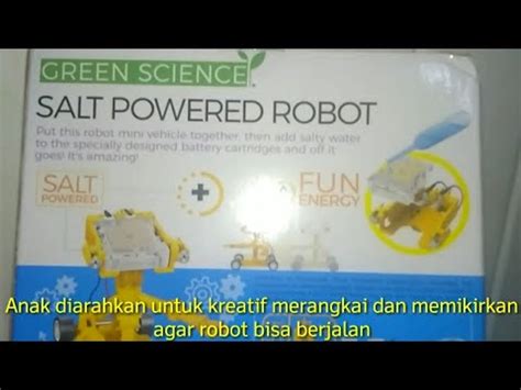 Mainan Robot Tenaga Air Garam YouTube