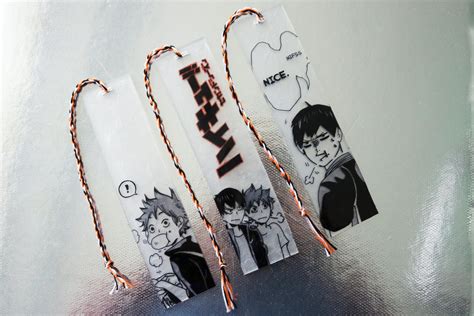 Haikyuu Bookmarks Etsy