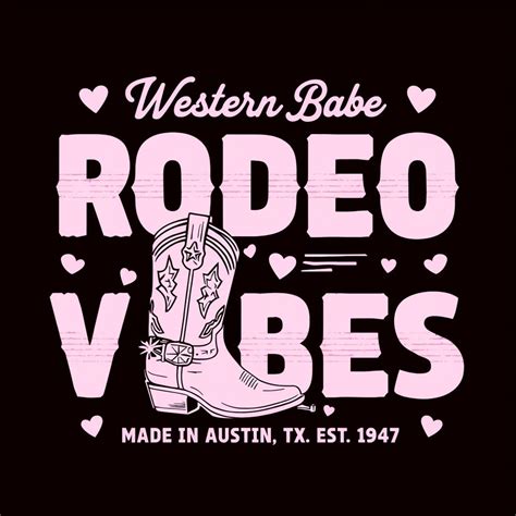 Western Babe Rodeo Vibes Graphic T Shirt Playground