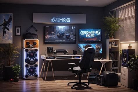 Premium Photo | Photo game room setup