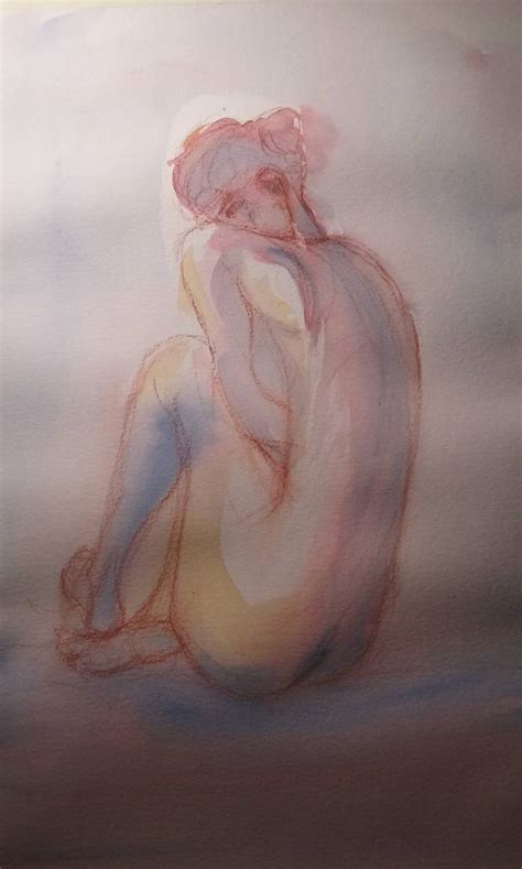 Back Nude Drawing By Oliver Plehn Saatchi Art