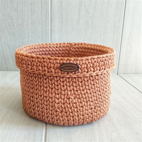 Корзинка из полиэфирного шнура | Trash can, Small, Straw