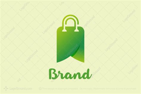 Leaf Shopping Bag Logo