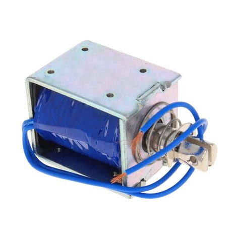 Buy Fielect Dc V A N Push Pull Solenoid Electromagnet Mm Stroke