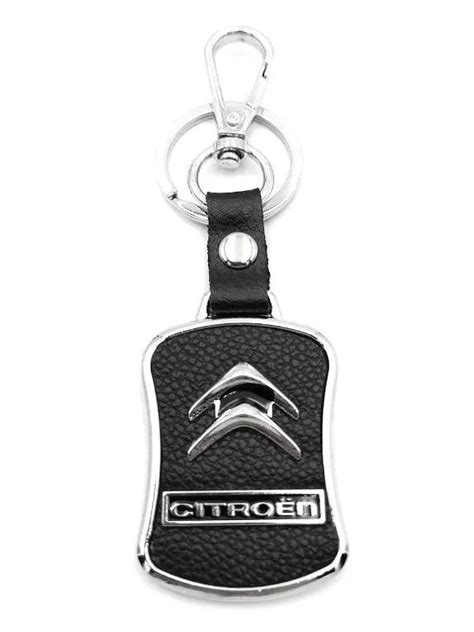 Брелок CITROEN (Ситроен) металл, кожа, для ключей и автомобиля — купить ...